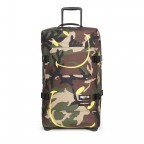 Reisetasche Tranverz Smiley Camo, Farbe: grün/oliv, Marke: Eastpak, EAN: 5400879216611, Abmessungen in cm: 40x77x32, Bild 1 von 8