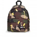 Rucksack Padded Pak'r Smiley Camo, Farbe: grün/oliv, Marke: Eastpak, EAN: 5400879216253, Abmessungen in cm: 32x39x17, Bild 1 von 8