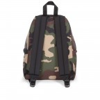 Rucksack Padded Pak'r Smiley Camo, Farbe: grün/oliv, Marke: Eastpak, EAN: 5400879216253, Abmessungen in cm: 32x39x17, Bild 2 von 8
