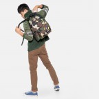 Rucksack Padded Pak'r Smiley Camo, Farbe: grün/oliv, Marke: Eastpak, EAN: 5400879216253, Abmessungen in cm: 32x39x17, Bild 3 von 8