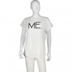 T-Shirt ME ONE-SIZE Off White Black, Farbe: weiß, Marke: Another Me, Bild 1 von 2