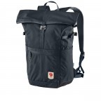 Rucksack High Coast Foldsack Volumen 24 Liter Navy, Farbe: blau/petrol, Marke: Fjällräven, EAN: 7323450598181, Abmessungen in cm: 26x45x20, Bild 2 von 11