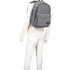 Rucksack Back to Work Woven Grey, Farbe: grau, Marke: Eastpak, EAN: 5400879235667, Abmessungen in cm: 29.5x43x25, Bild 4 von 6