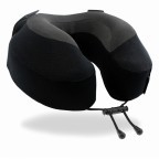 Nackenkissen Evolution S3 Jet Black, Farbe: schwarz, Marke: Cabeau, EAN: 0815158012955, Abmessungen in cm: 24x25x13, Bild 3 von 8