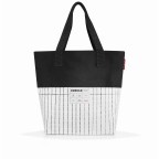 Shopper Urban Paris Black White, Farbe: weiß, Marke: Reisenthel, EAN: 4012013704253, Abmessungen in cm: 40x48x18, Bild 1 von 2