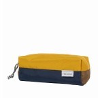 Schlampermäppchen Pen Case Glossy Blocking Series Navy Mastard, Farbe: blau/petrol, Marke: Doughnut, EAN: 4895222503509, Abmessungen in cm: 18x6.5x5.5, Bild 2 von 4