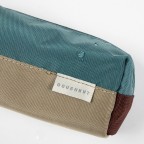 Schlampermäppchen Pen Case Glossy Blocking Series Navy Mastard, Farbe: blau/petrol, Marke: Doughnut, EAN: 4895222503509, Abmessungen in cm: 18x6.5x5.5, Bild 4 von 4