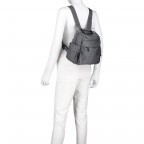 Rucksack MD20 QMTT1 Dress Blue, Farbe: blau/petrol, Marke: Mandarina Duck, EAN: 8032803664150, Abmessungen in cm: 23.5x28x12, Bild 5 von 7