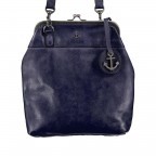 Umhängetasche Anchor-Love Bonnie B3.7841 mit Knipsverschluss Midnight Navy, Farbe: blau/petrol, Marke: Harbour 2nd, EAN: 4046478037885, Abmessungen in cm: 24.5x25.5x4, Bild 1 von 7