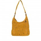 Beuteltasche Soft-Weaving Tuula B3.6104 Oriental Mustard, Farbe: gelb, Marke: Harbour 2nd, EAN: 4046478039100, Abmessungen in cm: 30x33x9, Bild 1 von 6