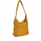 Beuteltasche Soft-Weaving Tuula B3.6104 Oriental Mustard, Farbe: gelb, Marke: Harbour 2nd, EAN: 4046478039100, Abmessungen in cm: 30x33x9, Bild 2 von 6