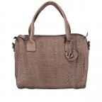 Handtasche Soft-Weaving Carolyn B3.9789 Stone Grey, Farbe: grau, Marke: Harbour 2nd, EAN: 4046478044371, Abmessungen in cm: 29x27x8.5, Bild 1 von 8