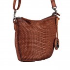 Umhängetasche Soft-Weaving Verna B3.9795 Charming Cognac, Farbe: cognac, Marke: Harbour 2nd, EAN: 4046478044463, Abmessungen in cm: 24x18x8, Bild 2 von 6