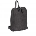 Rucksack Soft-Weaving Deborah B3.9810 Dark Ash, Farbe: anthrazit, Marke: Harbour 2nd, EAN: 4046478044609, Abmessungen in cm: 20x27x9, Bild 2 von 6