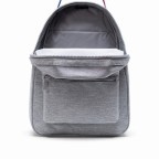 Rucksack Nova Small Größe 10 Liter Light Grey Crosshatch Sunrise, Farbe: grau, Marke: Herschel, EAN: 0828432393138, Abmessungen in cm: 24x36x12, Bild 4 von 4