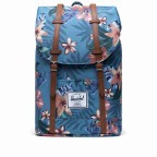 Rucksack Retreat Volumen 18 Liter Summer Floral Heaven Blue, Farbe: bunt, Marke: Herschel, EAN: 0828432390489, Bild 1 von 5