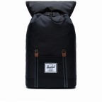 Rucksack Retreat Cotton Webbing Volumen 18 Liter Black Black Tan, Farbe: schwarz, Marke: Herschel, EAN: 0828432314362, Abmessungen in cm: 34x46x12, Bild 5 von 5