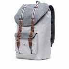 Rucksack Little America Cotton Webbing Volumen 23 Liter Raven Crosshatch Vapor Crosshatch, Farbe: grau, Marke: Herschel, EAN: 0828432391646, Abmessungen in cm: 28x50x17, Bild 2 von 5