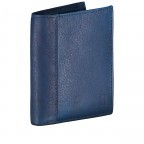 Geldbörse New Vintage Blau, Farbe: blau/petrol, Marke: Hausfelder Manufaktur, EAN: 4039584037979, Abmessungen in cm: 9x10.5x1.5, Bild 2 von 4