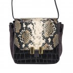 Umhängetasche Frida Black Beige Snake, Farbe: beige, Marke: Maison Heroine, EAN: 4260653867870, Bild 1 von 6