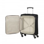 Koffer Aruro Spinner 55 Black, Farbe: schwarz, Marke: Samsonite, EAN: 5414847967764, Abmessungen in cm: 40x55x20, Bild 6 von 8