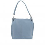 Beuteltasche Nappa Blau, Farbe: blau/petrol, Marke: Hausfelder Manufaktur, EAN: 4251672755040, Abmessungen in cm: 25.5x27x13.5, Bild 1 von 10