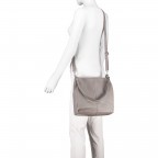 Beuteltasche Nappa Weiß, Farbe: weiß, Marke: Hausfelder Manufaktur, EAN: 4251672755071, Abmessungen in cm: 25.5x27x13.5, Bild 5 von 10