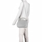 Handtasche Nappa Grau, Farbe: grau, Marke: Hausfelder Manufaktur, EAN: 4251672755149, Bild 4 von 8