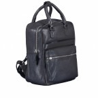 Rucksack Nappa Dunkelblau, Farbe: blau/petrol, Marke: Hausfelder Manufaktur, EAN: 4251672755279, Bild 2 von 7