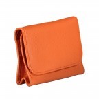 Kosmetiketui Nappa Orange, Farbe: orange, Marke: Hausfelder Manufaktur, EAN: 4251672755439, Abmessungen in cm: 15.5x10x3.5, Bild 2 von 5