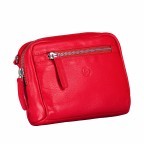 Umhängetasche / Gürteltasche Milano Rot, Farbe: rot/weinrot, Marke: Hausfelder Manufaktur, EAN: 4251672756139, Abmessungen in cm: 18x13x5, Bild 2 von 7