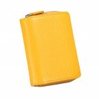 Geldbörse Amra Bradley mit RFID-Schutz Gelb, Farbe: gelb, Marke: Hausfelder Manufaktur, EAN: 4251672748318, Abmessungen in cm: 9x11x3, Bild 2 von 5