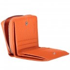 Geldbörse Amra Bradley mit RFID-Schutz Orange, Farbe: orange, Marke: Hausfelder Manufaktur, EAN: 4251672748325, Abmessungen in cm: 9x11x3, Bild 5 von 5