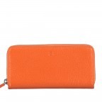 Geldbörse Amra Bradley mit RFID-Funktion Orange, Farbe: orange, Marke: Hausfelder Manufaktur, EAN: 4251672748400, Abmessungen in cm: 19x9.5x2, Bild 1 von 5