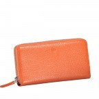 Geldbörse Amra Bradley mit RFID-Funktion Orange, Farbe: orange, Marke: Hausfelder Manufaktur, EAN: 4251672748400, Abmessungen in cm: 19x9.5x2, Bild 2 von 5