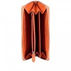 Geldbörse Amra Bradley mit RFID-Funktion Orange, Farbe: orange, Marke: Hausfelder Manufaktur, EAN: 4251672748400, Abmessungen in cm: 19x9.5x2, Bild 4 von 5