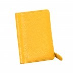 Geldbörse Amra Bradley mit RFID-Schutz Gelb, Farbe: gelb, Marke: Hausfelder Manufaktur, EAN: 4251672748530, Abmessungen in cm: 8.5x10.5x1.5, Bild 2 von 5