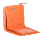 Geldbörse Amra Bradley mit RFID-Schutz Orange, Farbe: orange, Marke: Hausfelder Manufaktur, EAN: 4251672748547, Abmessungen in cm: 8.5x10.5x1.5, Bild 5 von 5