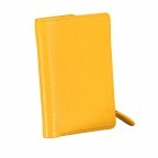Geldbörse Amra Bradley mit RFID-Funktion Gelb, Farbe: gelb, Marke: Hausfelder Manufaktur, EAN: 4251672748622, Abmessungen in cm: 9.5x12.5x1.5, Bild 2 von 5