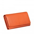 Geldbörse Amra Bradley mit RFID-Funktion Orange, Farbe: orange, Marke: Hausfelder Manufaktur, EAN: 4251672748714, Abmessungen in cm: 19x9.5x2.5, Bild 2 von 5