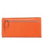 Geldbörse Amra Bradley mit RFID-Funktion Orange, Farbe: orange, Marke: Hausfelder Manufaktur, EAN: 4251672748714, Abmessungen in cm: 19x9.5x2.5, Bild 3 von 5