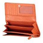 Geldbörse Amra Bradley mit RFID-Funktion Orange, Farbe: orange, Marke: Hausfelder Manufaktur, EAN: 4251672748714, Abmessungen in cm: 19x9.5x2.5, Bild 5 von 5