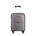 Koffer PP20 innerhalb der IATA-Norm 55 cm Grey Metallic, Farbe: grau, Marke: Franky, EAN: 4251672758270, Abmessungen in cm: 39.5x55x20, Bild 1 von 10