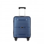 Koffer PP20 innerhalb der IATA-Norm 55 cm Blue Metallic, Farbe: blau/petrol, Marke: Franky, EAN: 4251672758287, Abmessungen in cm: 39.5x55x20, Bild 1 von 10