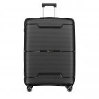 Koffer PP20 75 cm Black Metallic, Farbe: schwarz, Marke: Franky, EAN: 4251672758379, Abmessungen in cm: 52x75x30, Bild 1 von 9