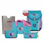 Schulranzen Ergoflex Max Set 5-teilig Lucky Heart, Farbe: grün/oliv, Marke: DerDieDas, EAN: 4006047081145, Abmessungen in cm: 29x39x25, Bild 1 von 17