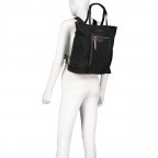 Shopper Nylon Tote Black, Farbe: schwarz, Marke: Tommy Hilfiger, EAN: 8719862802456, Abmessungen in cm: 38x40x12, Bild 5 von 7