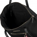 Shopper Nylon Tote Black, Farbe: schwarz, Marke: Tommy Hilfiger, EAN: 8719862802456, Abmessungen in cm: 38x40x12, Bild 6 von 7
