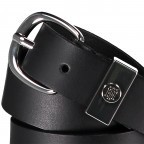 Gürtel Oval Buckle Belt Bundweite 85 CM Black, Farbe: schwarz, Marke: Tommy Hilfiger, EAN: 8719862803729, Bild 4 von 4