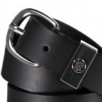 Gürtel Oval Buckle Belt Bundweite 100 CM Black, Farbe: schwarz, Marke: Tommy Hilfiger, EAN: 8719862803934, Bild 4 von 4